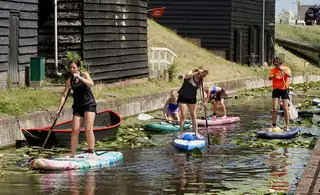 Paddling in Hollands Kroon