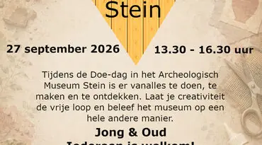 Doe Dag Archeologie — Archeologisch Museum Stein - Archeologisch Museum Stein, Stein