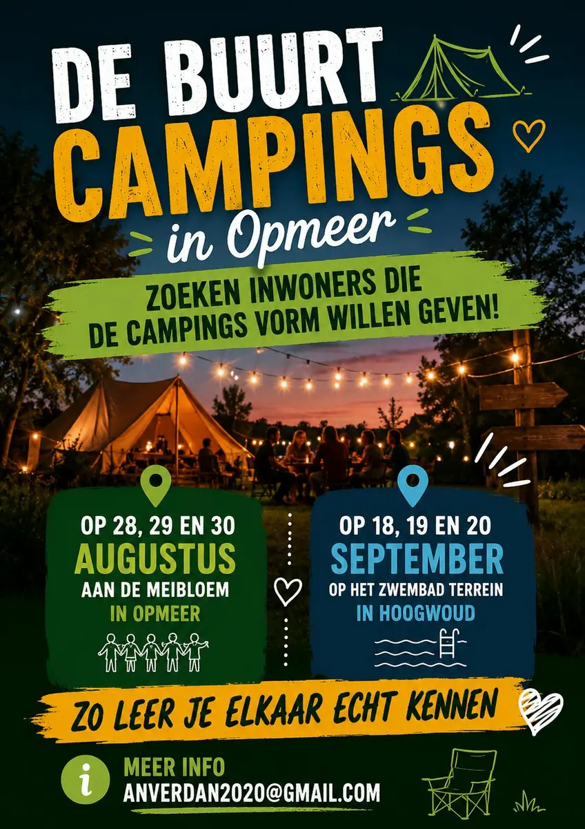 Buurtcamping Opmeer — Meibloem, Opmeer