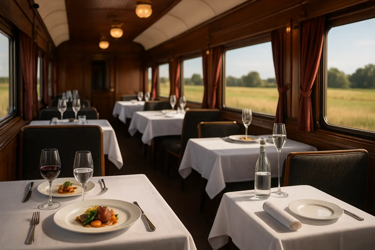 Dineren in de stoomtrein — Museum Buurtspoorweg, Haaksbergen