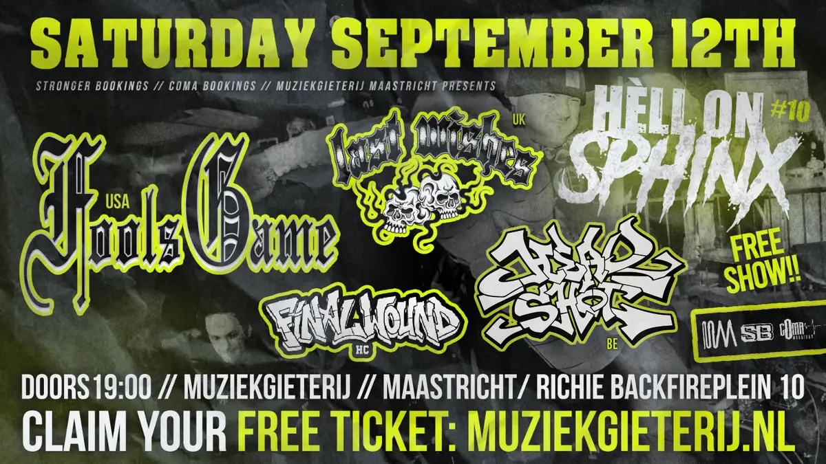 HΓ¨ll On Sphinx #10 | Free Hardcore Show β Muziekgieterij, Maastricht
