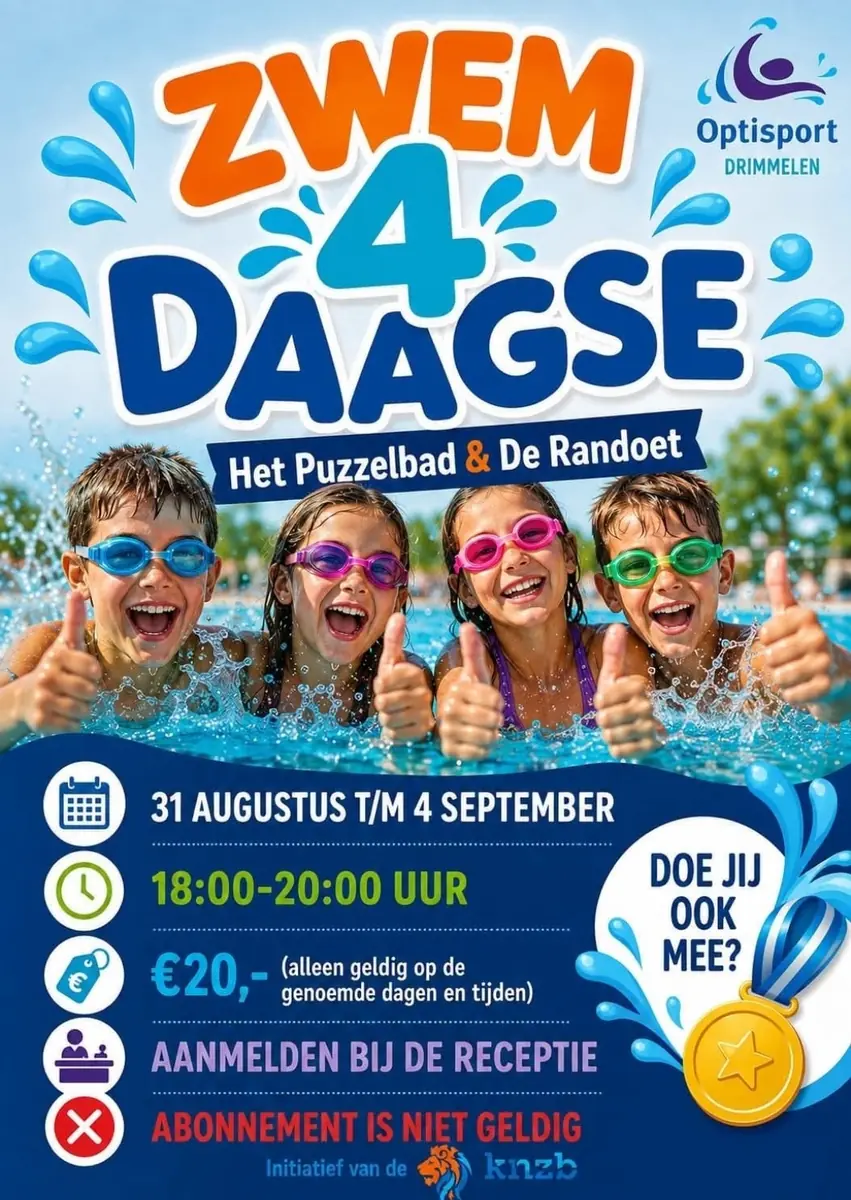 Swimming Four-Day Event Made and Terheijden — Sportfondsenbad De Randoet, Made