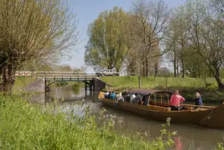 Krommerijnder - Bootsfahrt