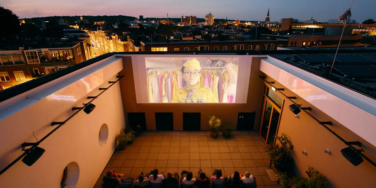 Freiluftkino auf dem Dach des Focus — Focus Filmtheater, Arnheim
