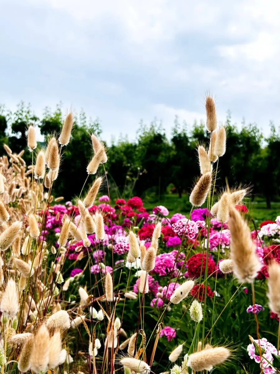 Bloemenpluktuin in bloei — Boerderijwinkel 'Boerderij Groeizaam', Emmeloord