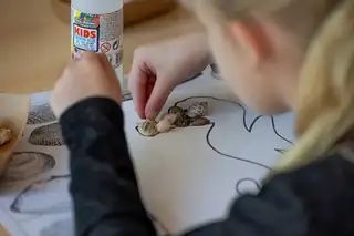 Dein eigenes Muschelm Mosaik