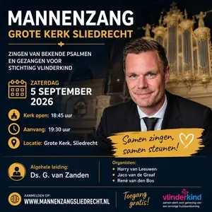 Mannenzang Grote Kerk Sliedrecht — Protestantse Kerk Sliedrecht, Sliedrecht