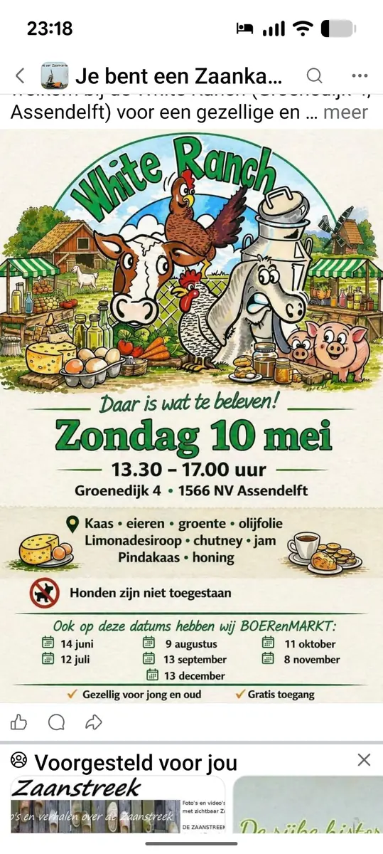 Boerenmarkt White Ranch — White Ranch, Assendelft