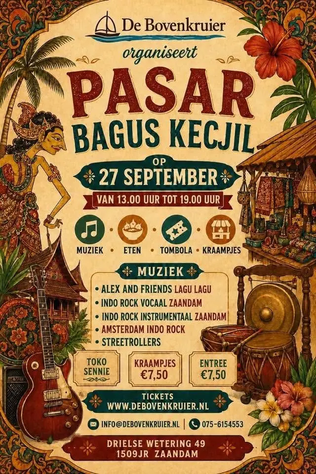 Pasar Bagus Kleinmarkt — Buurtcentrum De Bovenkruier, Zaandam