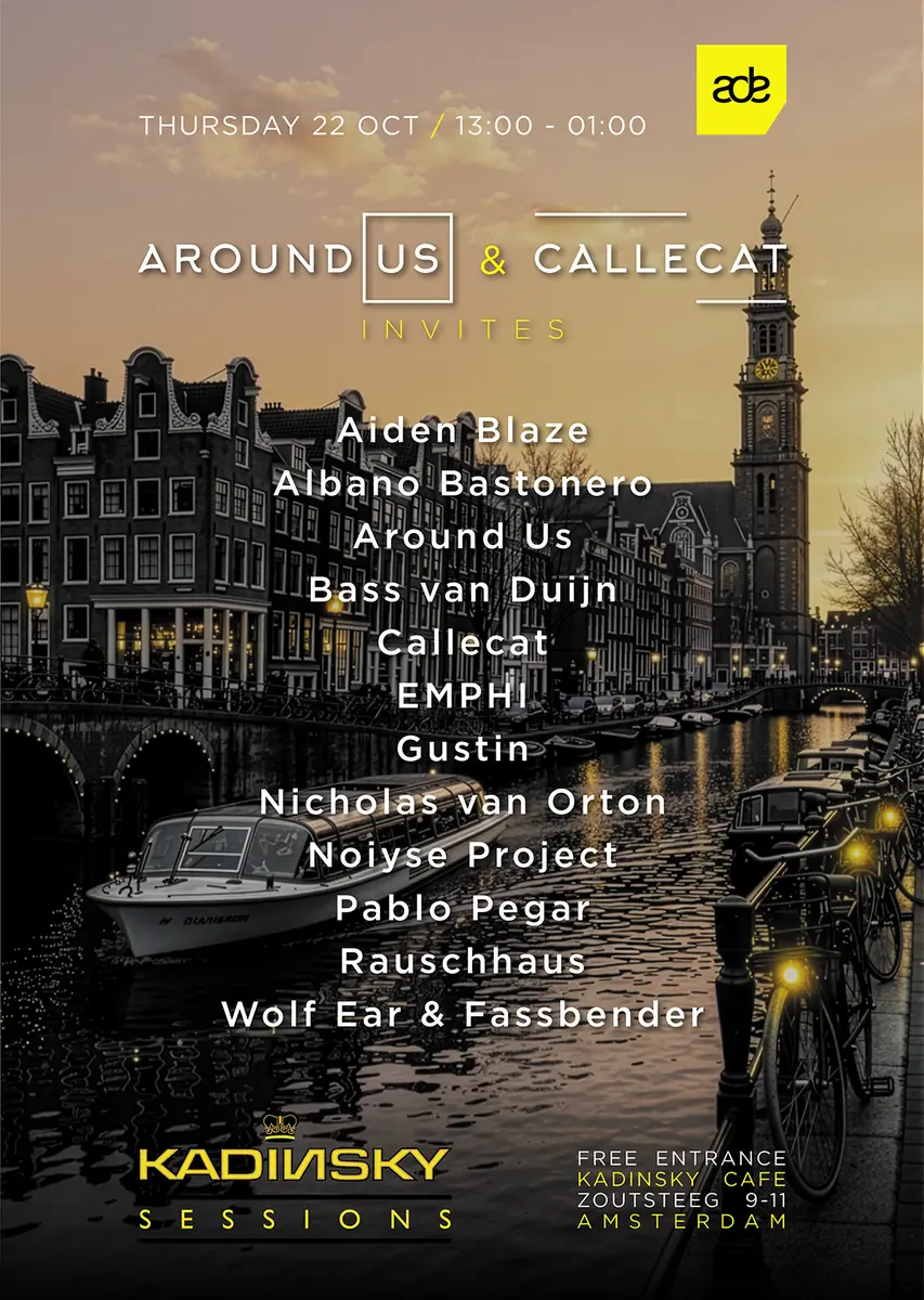 Around Us & Callecat Invites — Kadinsky Cafe, Amsterdam