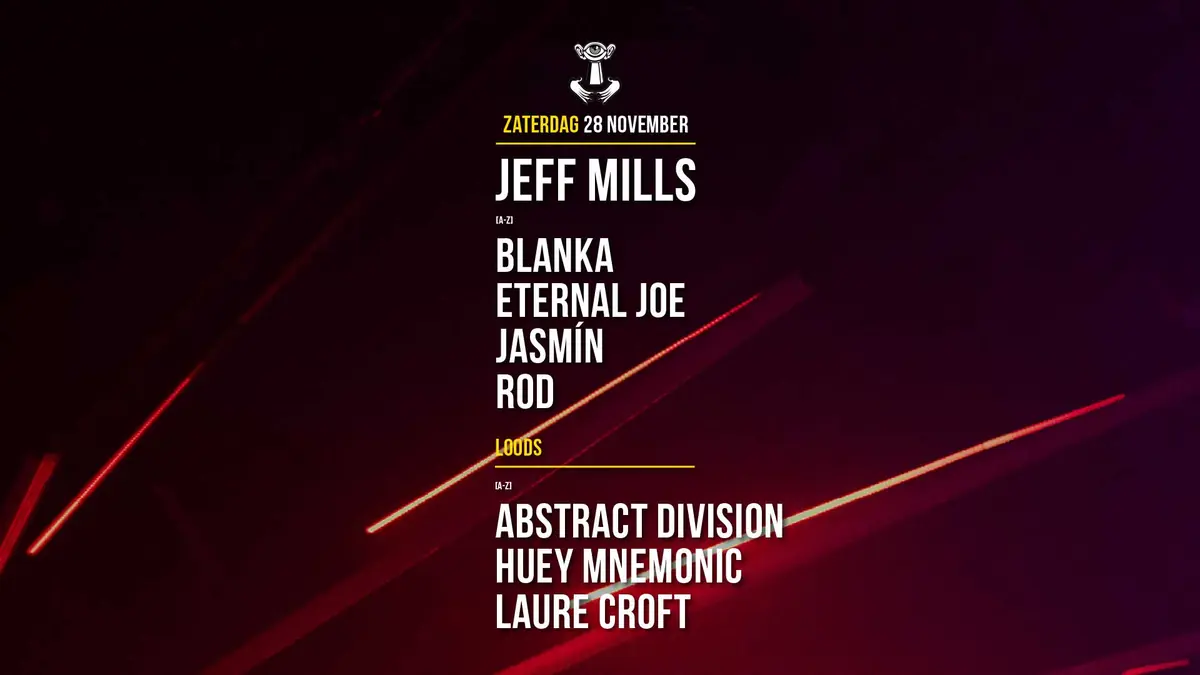 28 NOV - Thuishaven with Jeff Mills / ROD / BLANKA — Thuishaven, Amsterdam