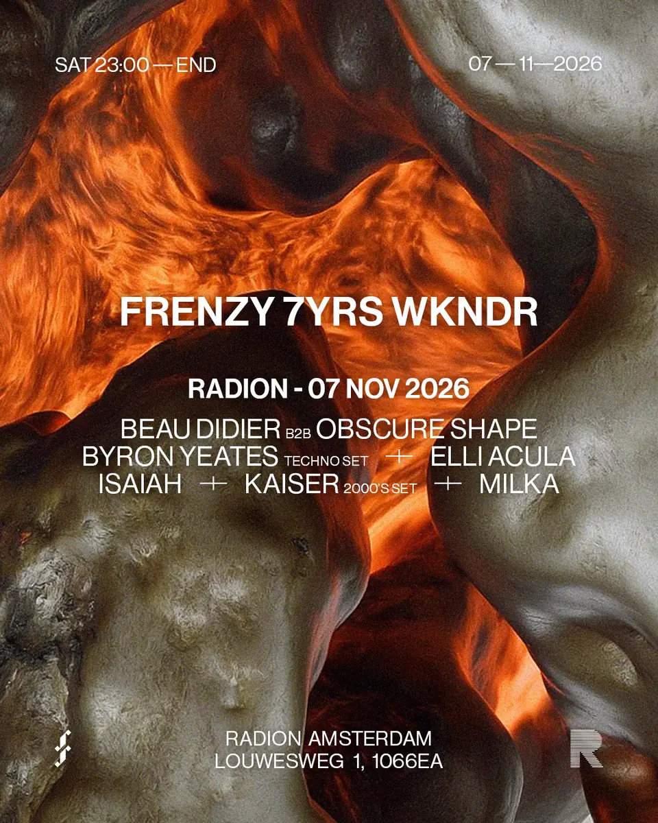 FRENZY 7YRS WKNDR — RADION Amsterdam, Amsterdam