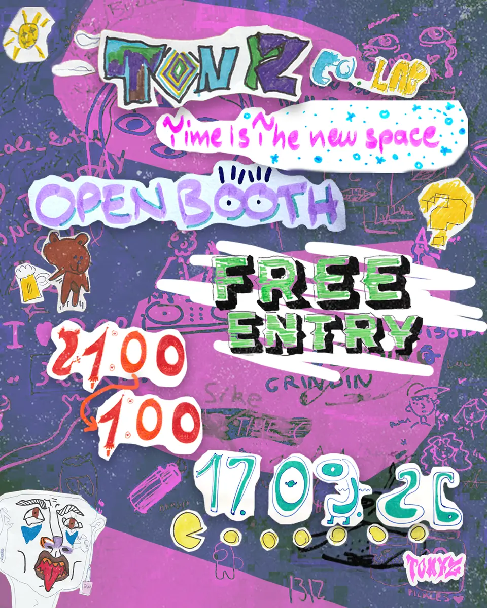 TonyZ Co.Lab Open Booth — Time is the new space, Rotterdam
