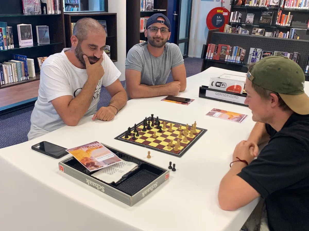 Schach in der Bibliothek — Bibliotheek Wassenaar, Wassenaar