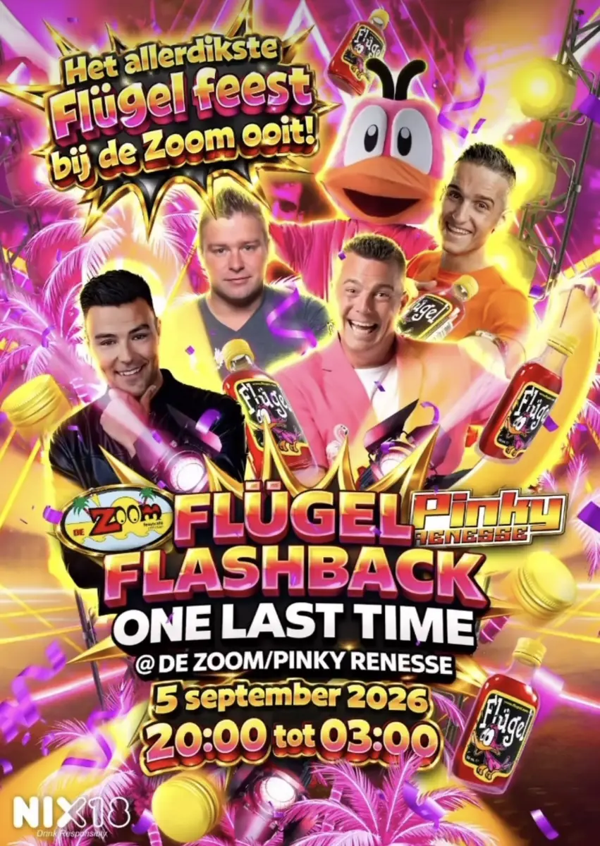 Flügel Flashback · One Last Time — De Zoom, Renesse