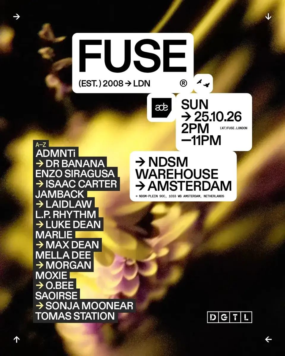 DGTL ADE FUSE — NDSM Loods, Amsterdam