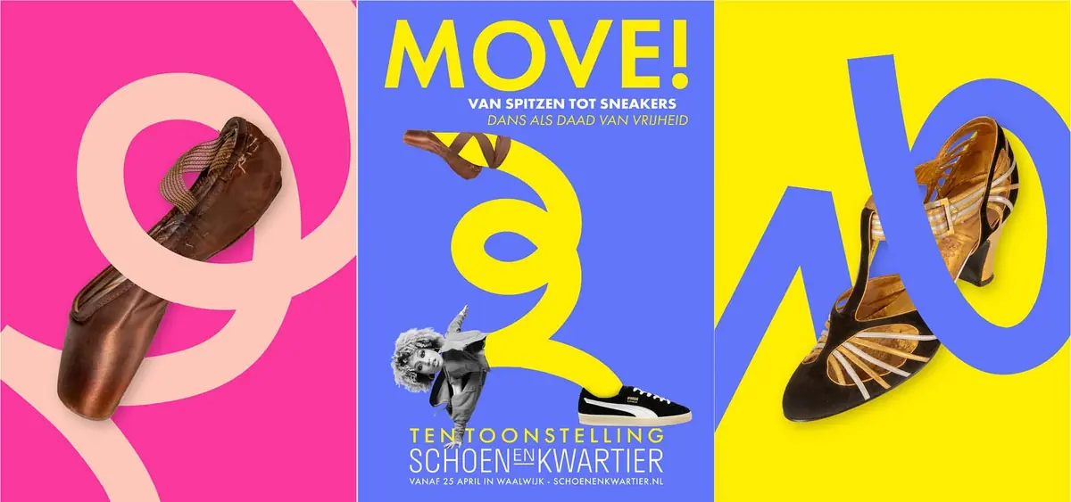 MOVE! Van spitzen tot sneakers – Dans als daad van vrijheid — Schoenenkwartier, Waalwijk