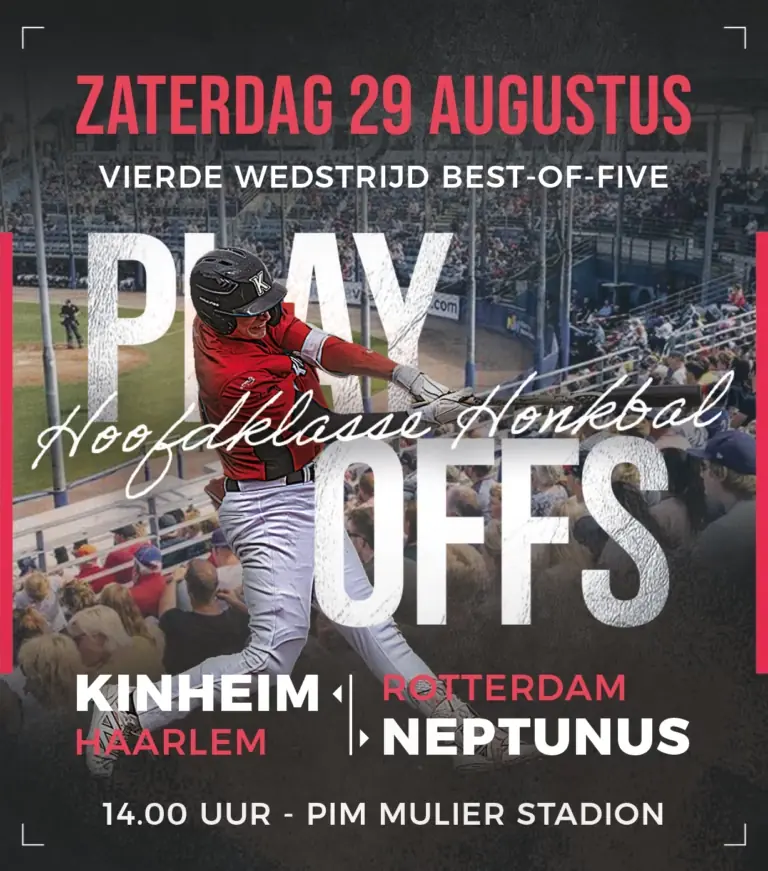 Play-offs Game 4 - Kinheim Home — Pim Mullier Stadion, Haarlem