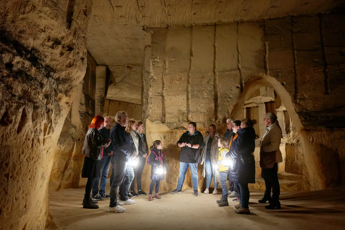 Rondleiding Grotten Noord — Grotten Noord Sint-Pietersberg, Maastricht