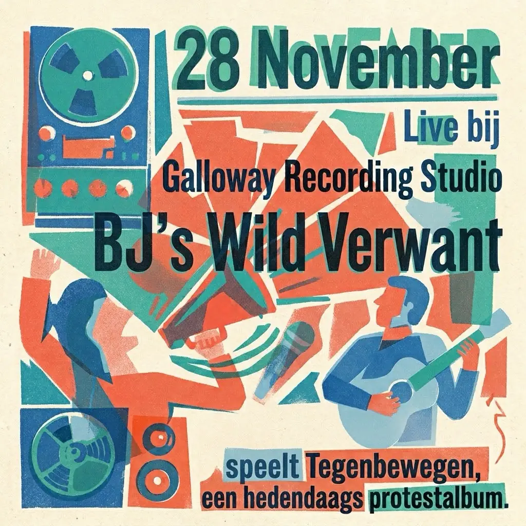 BJ's Wild Verwant live im Galloway Studio — NYMA, Nimwegen