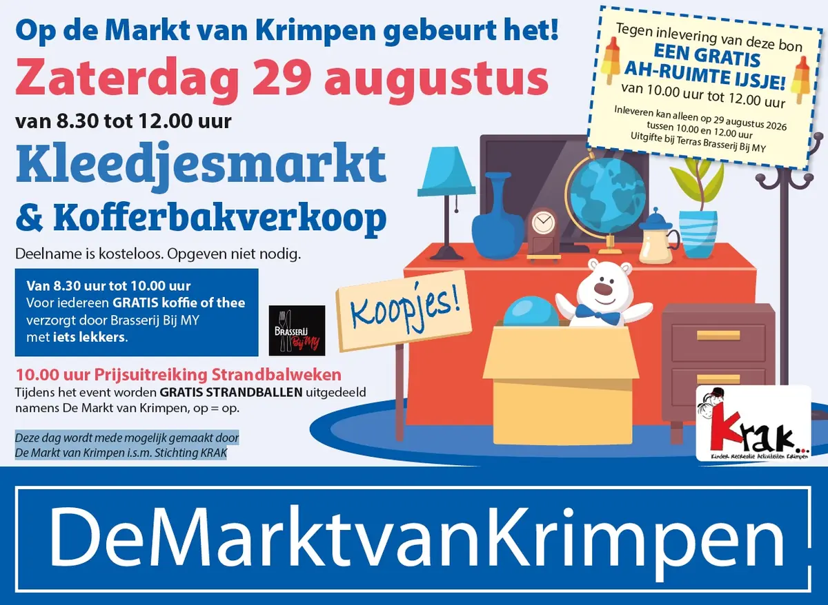 Kleidermarkt und Kofferraumverkauf — Markt van Krimpen, Krimpen a/d Lek