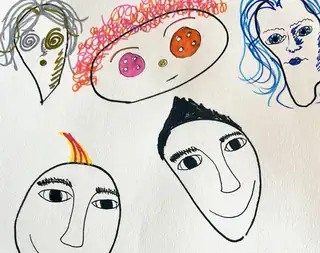 Kinderbuchwochen - Große Gesichter Galerie