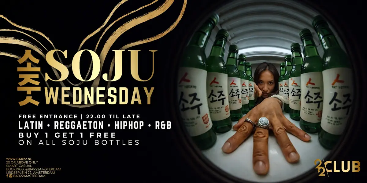 Soju Wednesdays — Twenty Two, Amsterdam