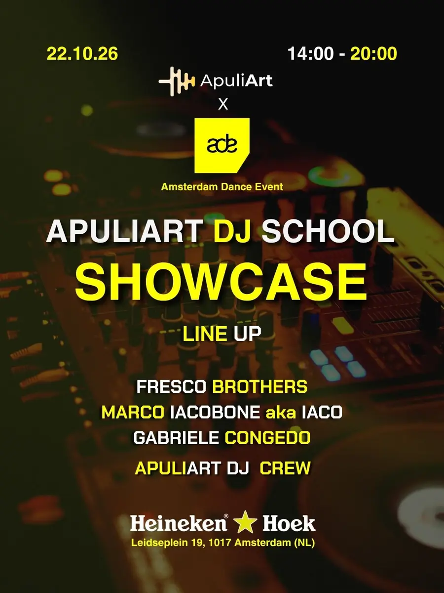 Apuliart x ADE — Grand Café Heineken Hoek, Amsterdam