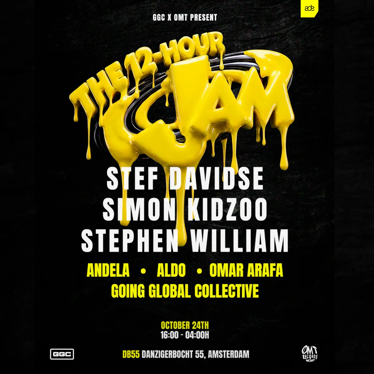GGC X OMT 12-Stunden-Jam - ADE 2026 — Db55, Amsterdam