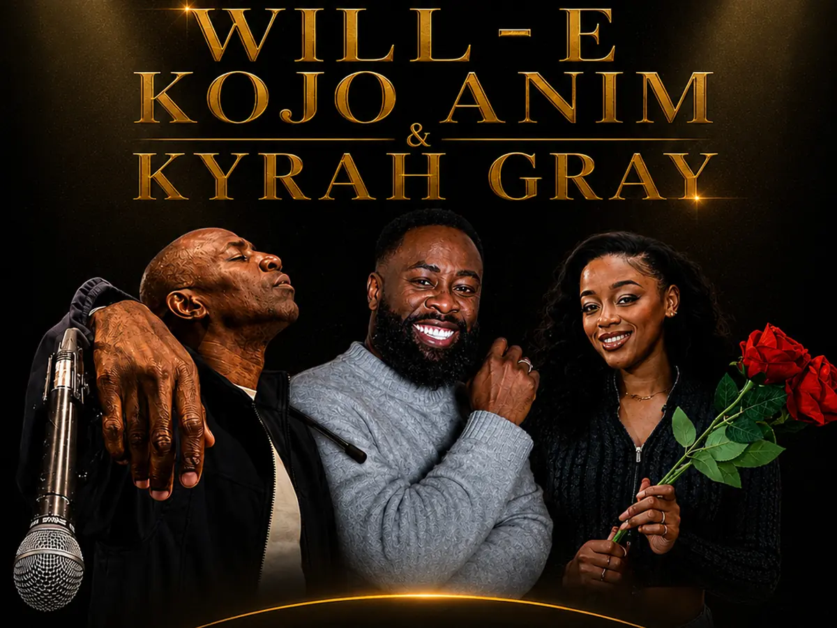 Internationale Comedy mit Will-E, Kojo Anim und Kyrah Gray in Rotterdam — Comedy Club Haug, Rotterdam
