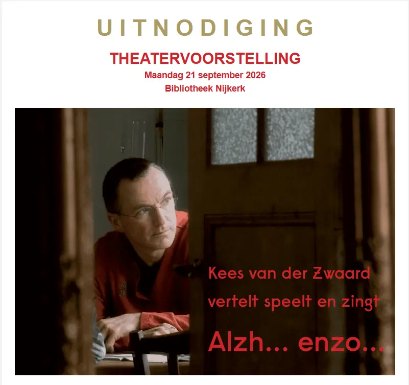 Theateraufführung Welt-Alzheimer-Tag — Bibliotheek Nijkerk, Nijkerk