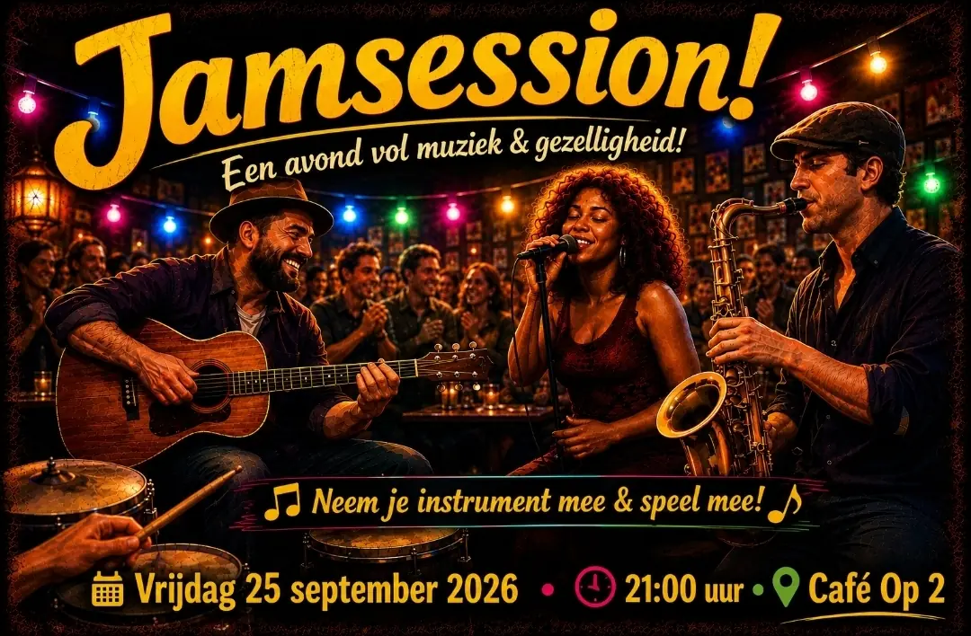 Jamsession Cafe op 2 — Café op 2, Almere
