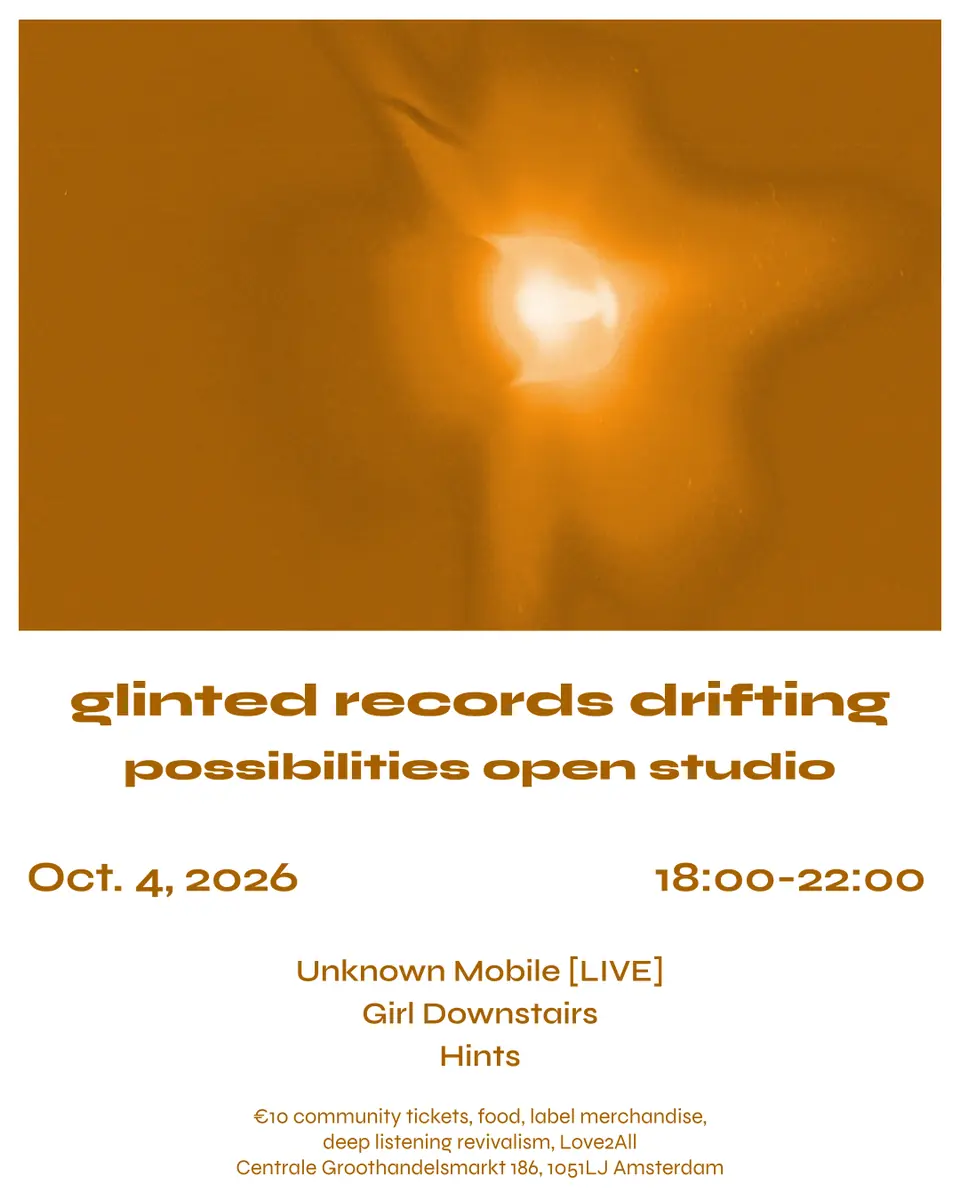 Glinted Records Drifting — pos studios, Amsterdam
