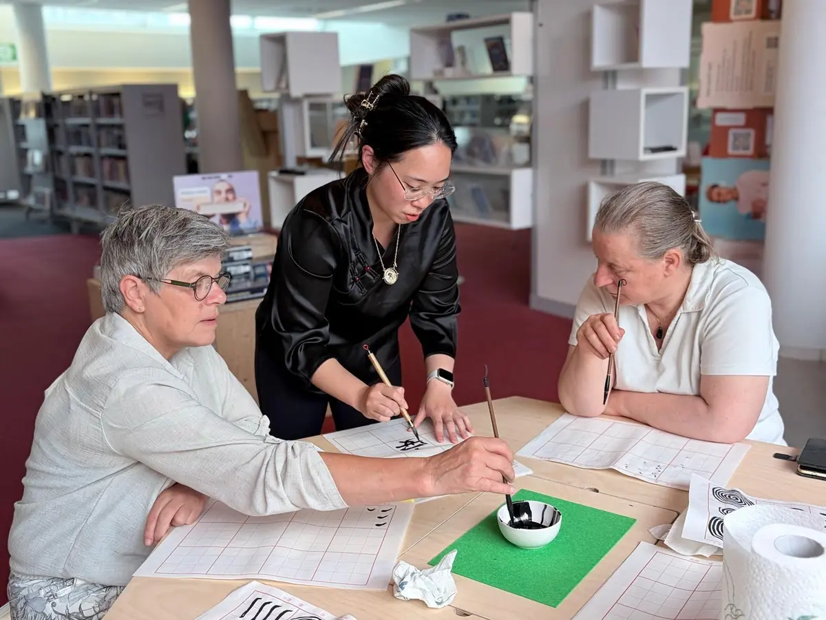 Chinese Calligraphy Workshop — de Bibliotheek Eindhoven, Eindhoven