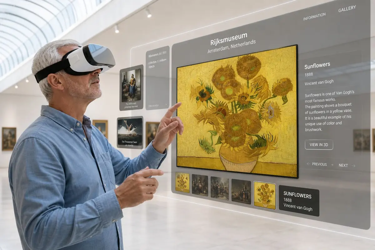 Dijk en Waardse Senioren in Beweging: VR-Brillen-Workshop - Das digitale Museum entdecken — Langedijk, Bibliotheek, Zuid-Scharwoude