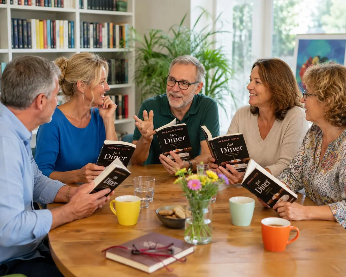 Dijk en Waardse Senioren in Beweging: Senioren leeskring Het Diner — Heerhugowaard, Bibliotheek Centrum, Heerhugowaard
