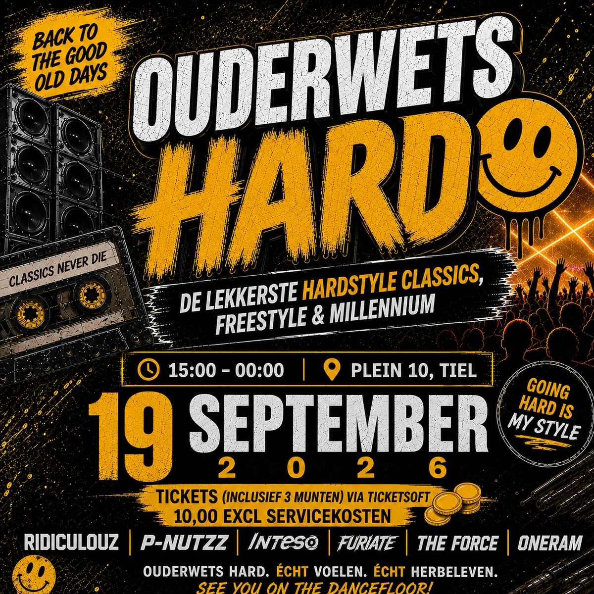 Ouderwets Hard — Plein 10, Tiel