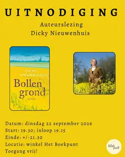 Auteurslezing Dicky Nieuwenhuis 'Bollengrond'