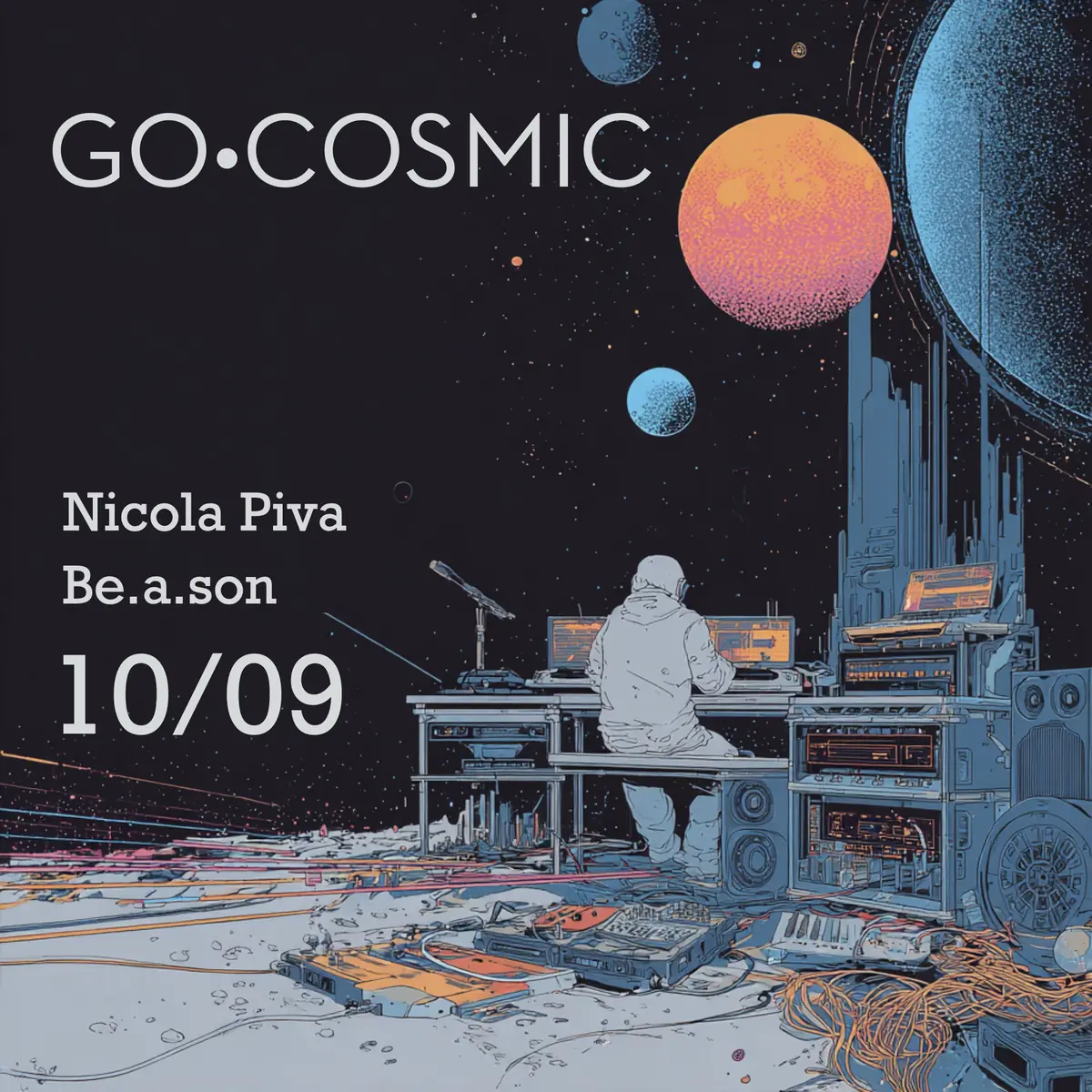 Go Cosmic with Nicola Piva, Be.a.son — Kashmir Lounge, Amsterdam