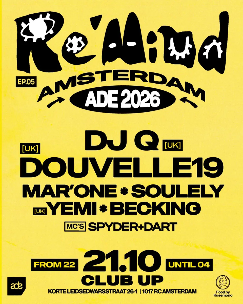 Re'Mind invites DJ Q & Douvelle19 - ADE edition — Club Up, Amsterdam