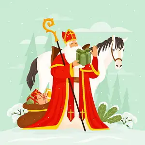 Schreib oder male einen Brief für den Nikolaus