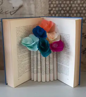 Workshop Blumenstrauß in einem Buch