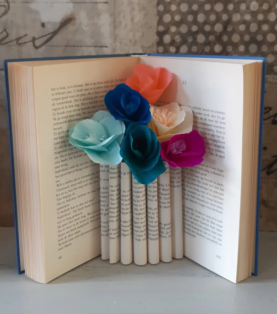 Workshop Blumenstrauß in einem Buch — Oosterhout - Theek 5 Oosterhout Centrum, Oosterhout