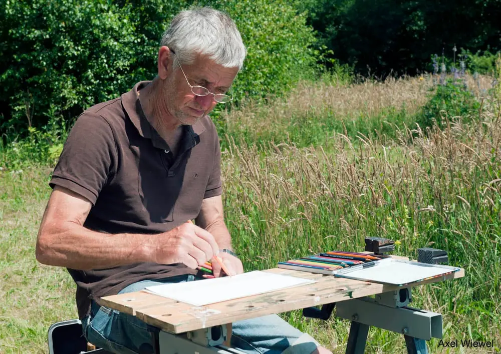 Wood Carving Demonstration by Harm Echten — Bezoekerscentrum Dwingelderveld, Ruinen