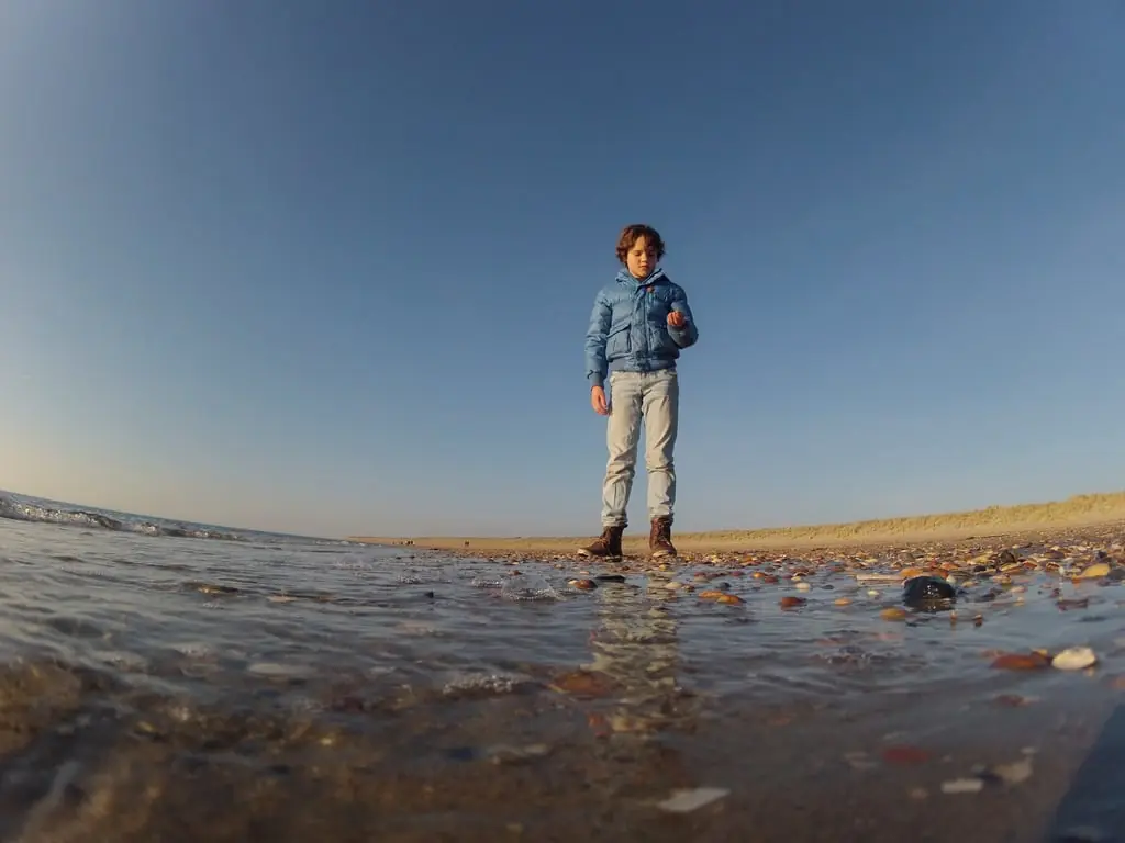 Strandspaziergang auf Schiermonnikoog — Fietsenstalling strandopgang de Marlijn, Schiermonnikoog