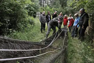 Spaziergang durch die Entenfalle Het Aalkeetbuiten in Midden-Delfland