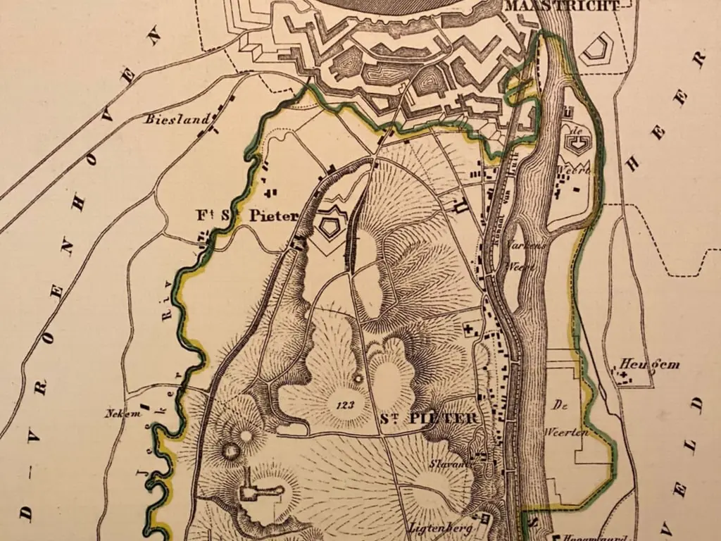 Geschichtswanderung Sint-Pietersberg: Krieg und Mergelabbau — Fort Sint Pieter, Maastricht