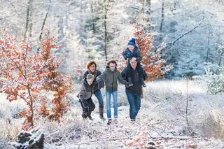 Familienspaziergang auf Landgoed Eerde