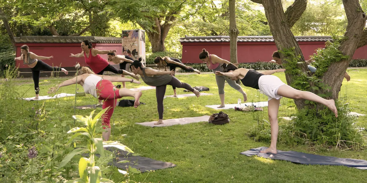 Yoga in the Hortus — Hortus botanicus Leiden, Leiden