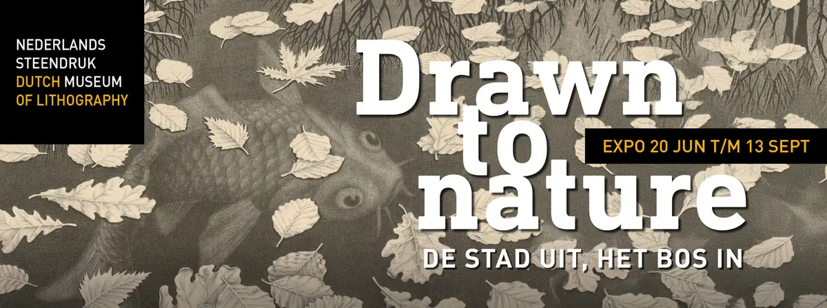 DRAWN TO NATURE – De stad uit, het bos in — Nederlands Steendrukmuseum, Valkenswaard